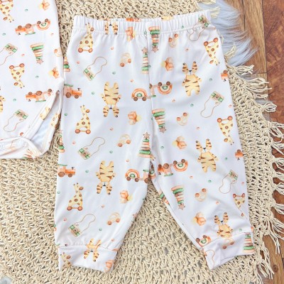 Conj. Body Manga Longa e Calça em Malha Térmica com Proteção UV50+- Brinquedos Safari